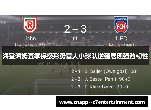 海登海姆赛季保级形势喜人小球队逆袭展现强劲韧性